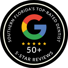 50 plus five star google reviews banner stamp